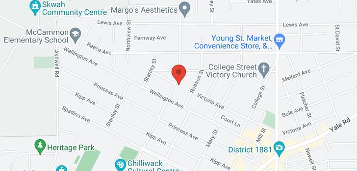 map of 9496 CORBOULD STREET